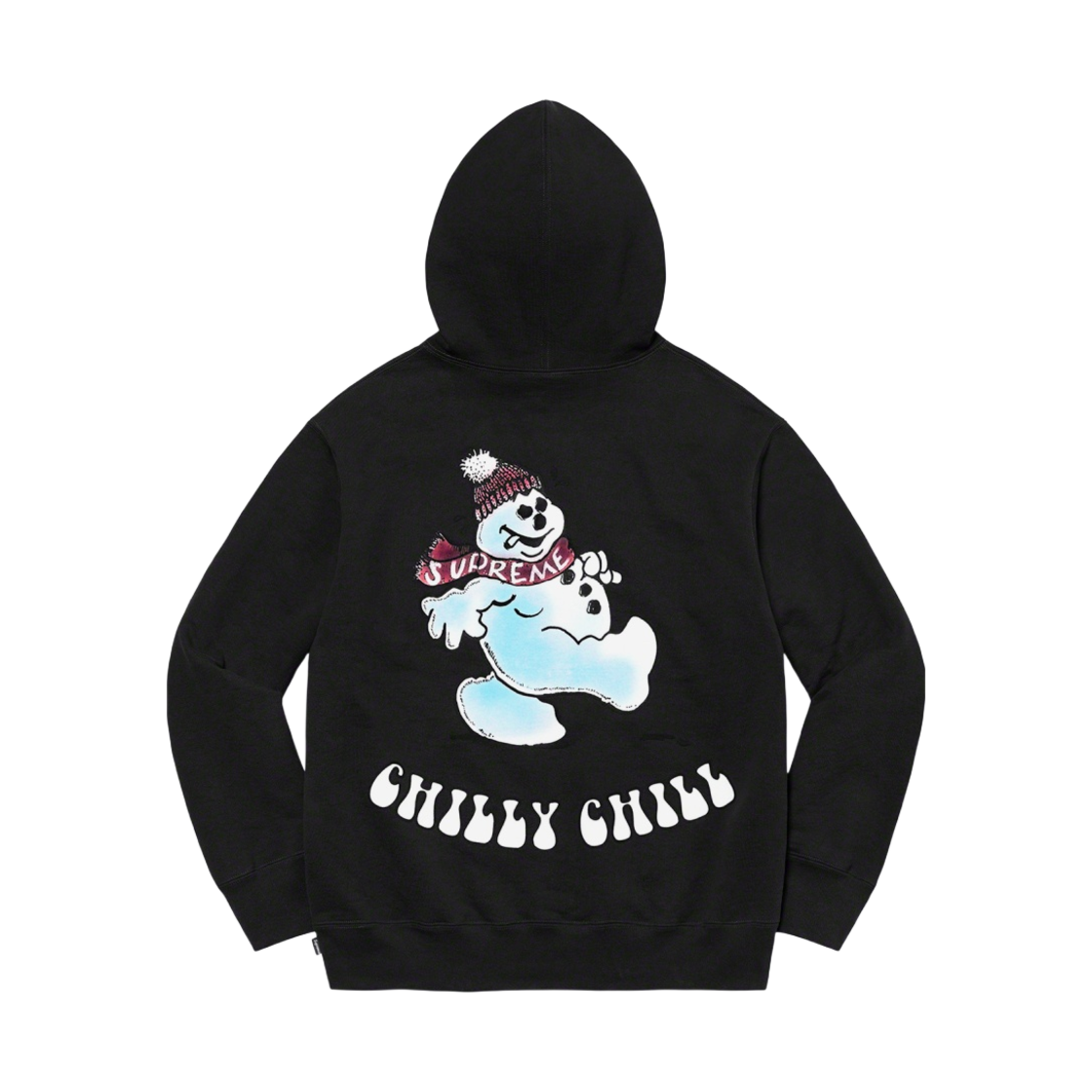 슈프림 스노우맨 후드 스웨트셔츠 블랙 - 21FW