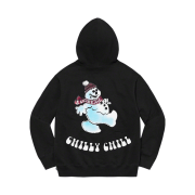Supreme Snowman Hooded Sweatshirt Black - 21FW