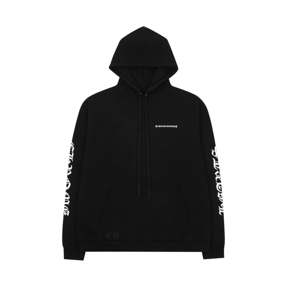 크롬하츠 세메터리 크로스 타이어 트랙 후드 블랙(Chrome Hearts Cemetery Cross Tire Tracks Hoodie Black) - 2