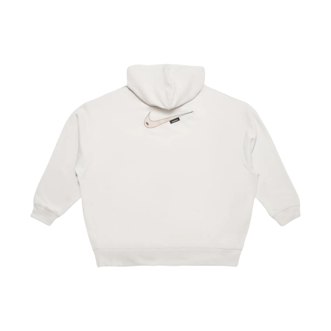 (W) 나이키 NSW 스우시 플리스 후드 팬텀 화이트 - US/EU((W) Nike NSW Swoosh Fleece Hoodie Phantom White - US/EU) - 2