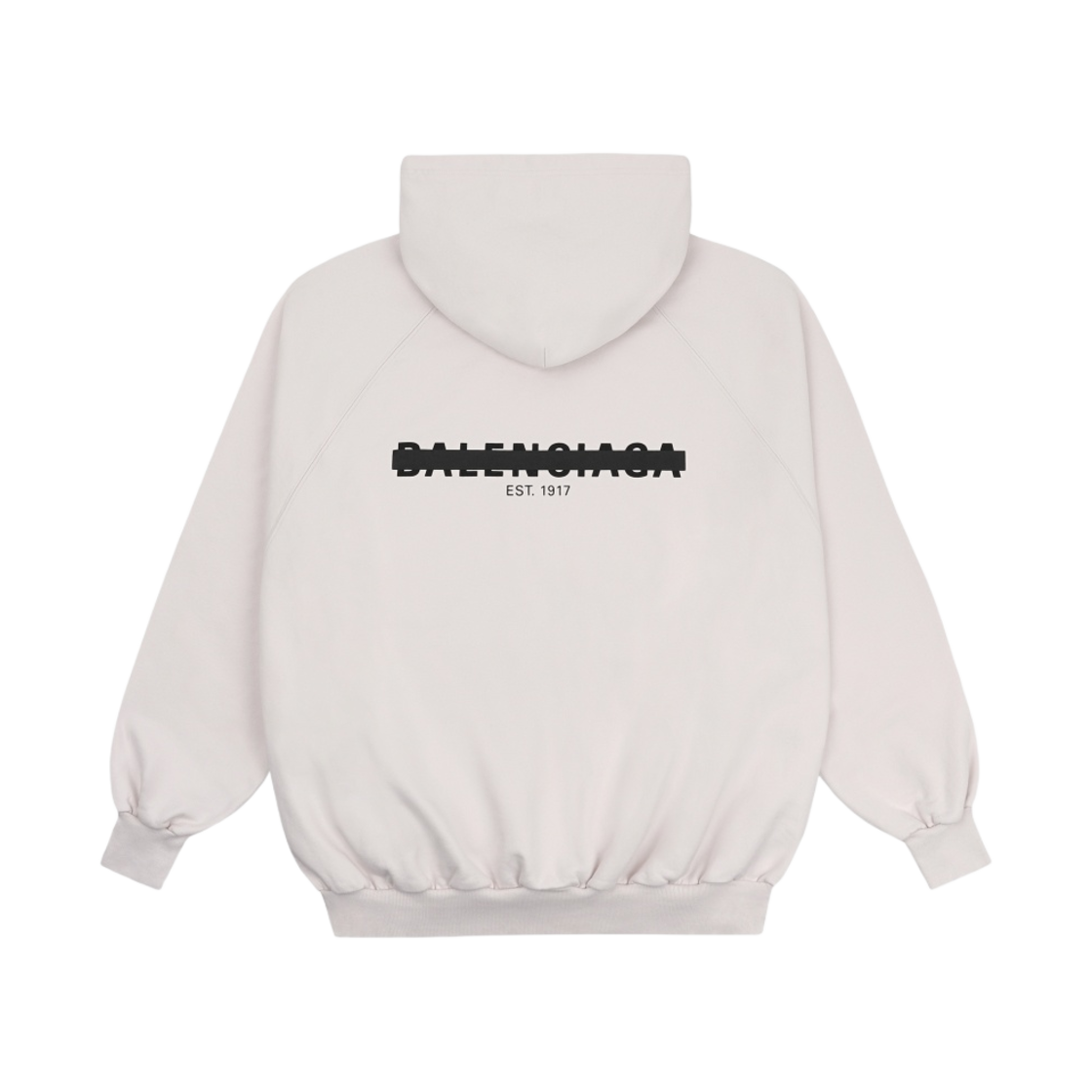 (W) 발렌시아가 스트라이크 1917 오버사이즈 후드 오프 화이트((W) Balenciaga Strike 1917 Oversized Hoodie Off White) - 2