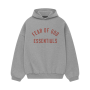 Essentials Fleece Hoodie Dark Heather - 24FW