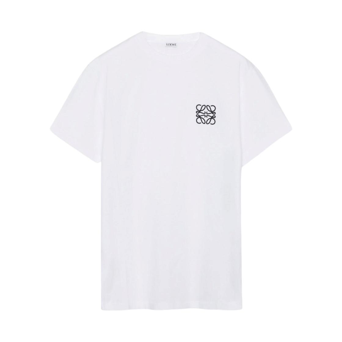 로에베 레귤러 핏 코튼 티셔츠 화이트(Loewe Regular Fit T-Shirt in Cotton White)