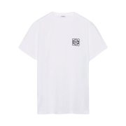 Loewe Regular Fit T-Shirt in Cotton White