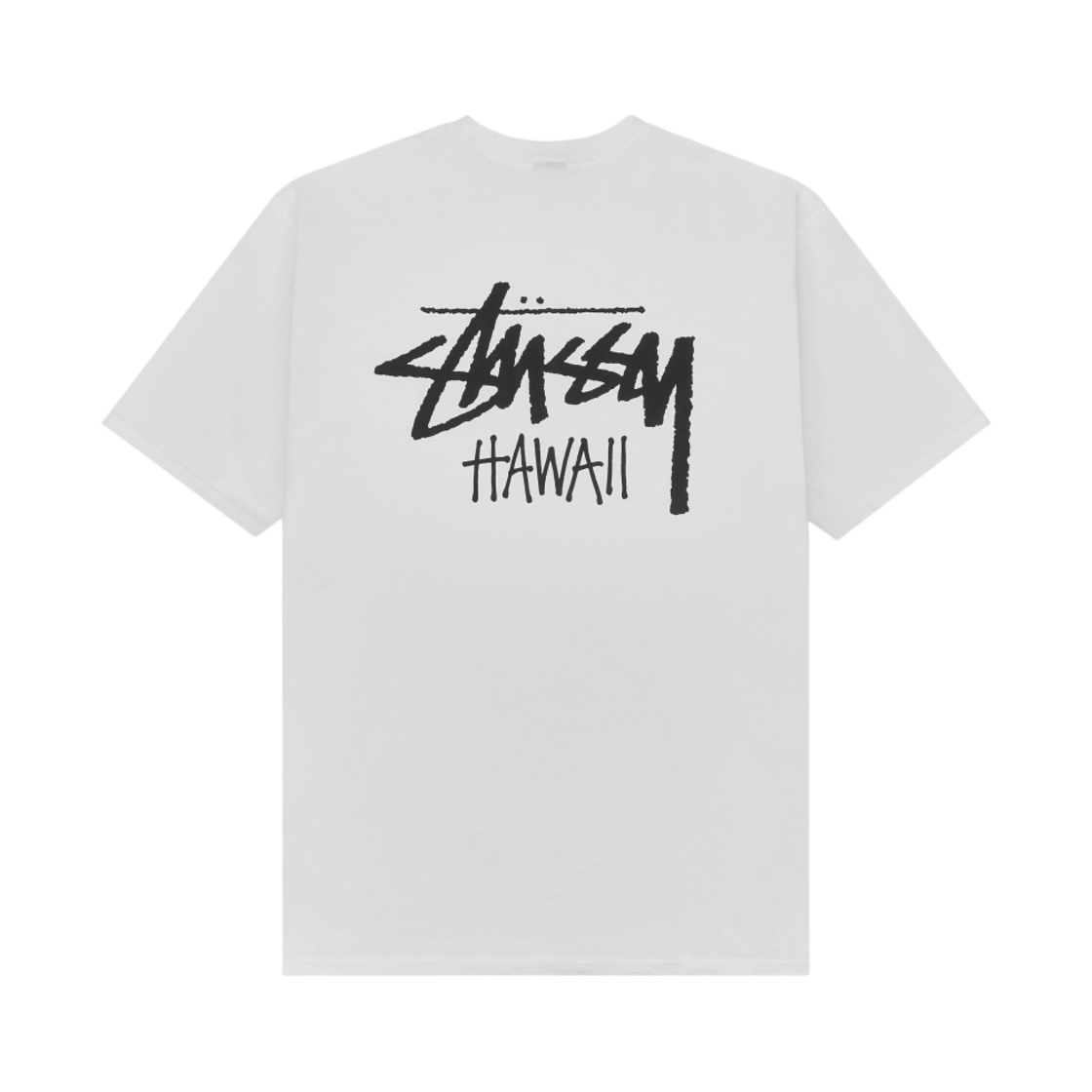 스투시 스탁 하와이 티셔츠 화이트