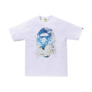 BAPE Sakura Photo Ape Head T-Shirt White
