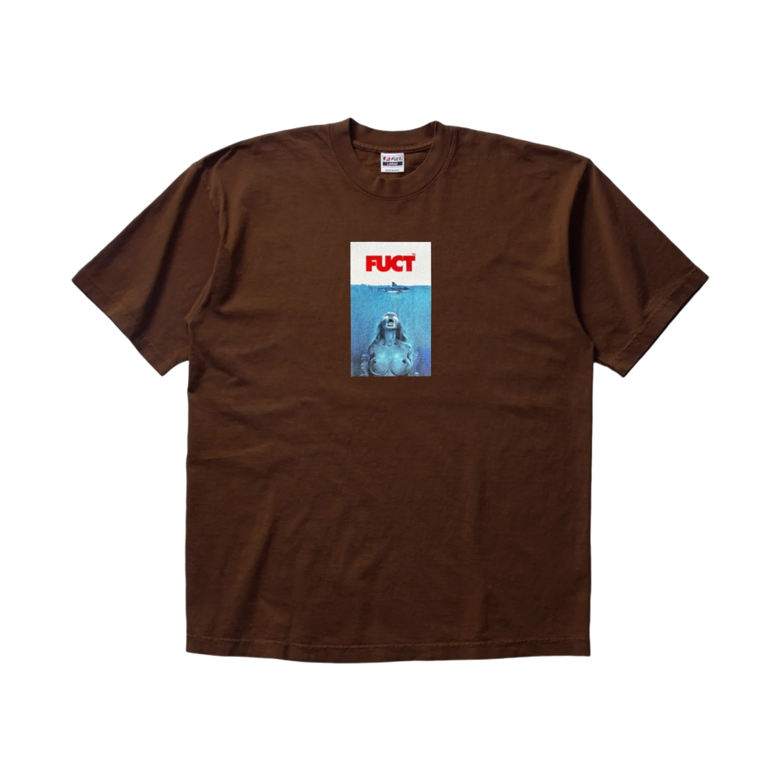 퍽트 죠스 티셔츠 브라운 - 24SS(Fuct Jawz T-Shirt Brown - 24SS)