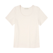 Siyazu SITP5063 U-Neck T-Shirt Cream