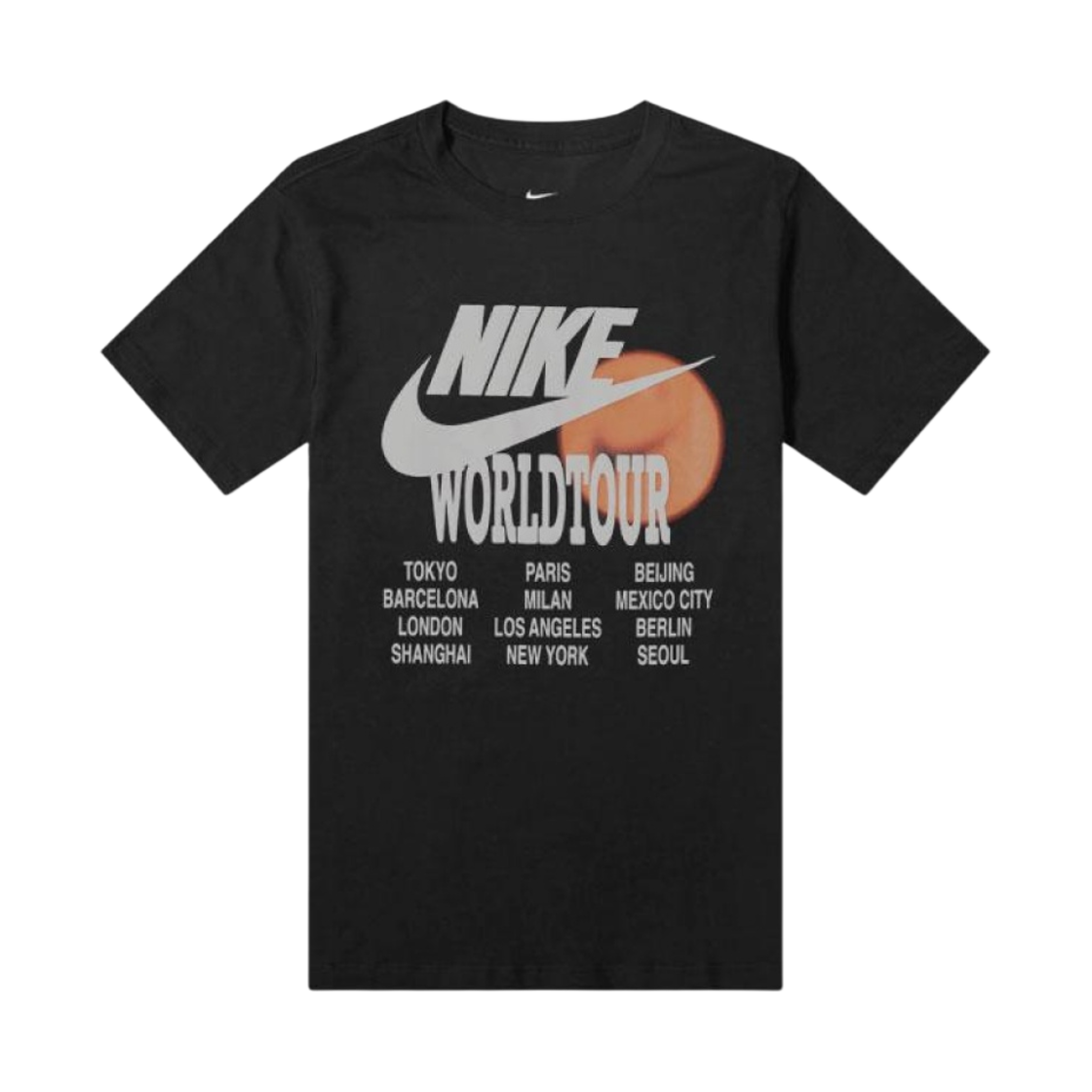 나이키 월드투어 티셔츠 블랙 - 아시아