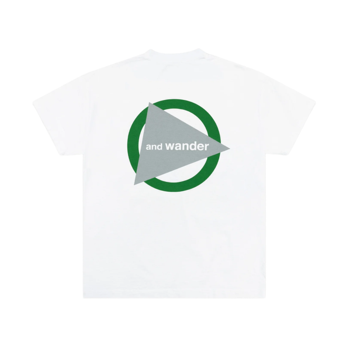 앤드 원더 x 히든 NY 로고 티셔츠 화이트(And Wander x Hidden NY Logo T-Shirt White)