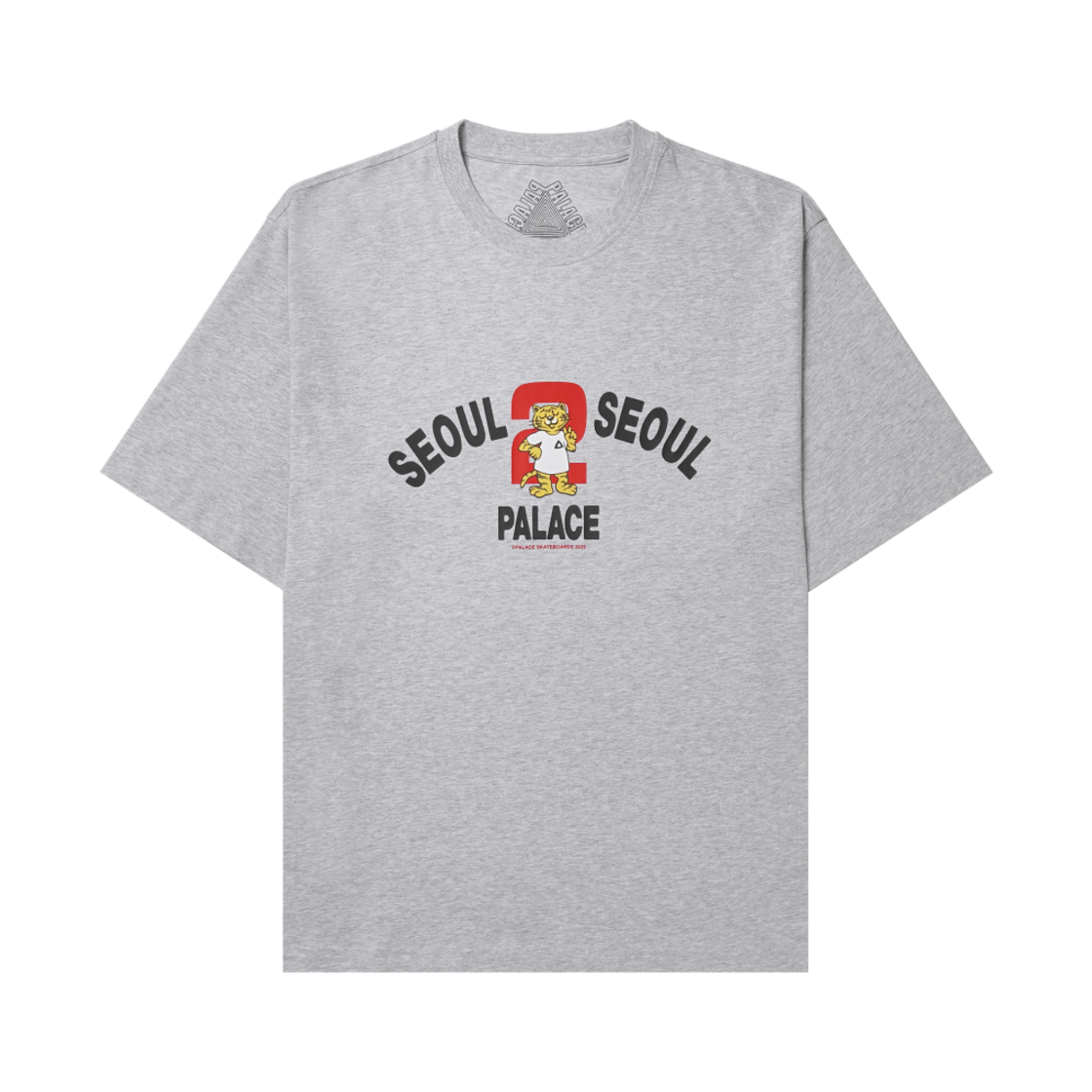 팔라스 서울 2 서울 티셔츠 그레이 말 - 25SS | Palace | KREAM