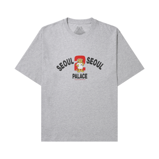 Palace★Seoul 2 Seoul★Tri-Ferg T-Shirt Grey Marl Palace Seoul 2 Seoul Tri-Ferg T-Shirt Grey Marl Men's - SS25