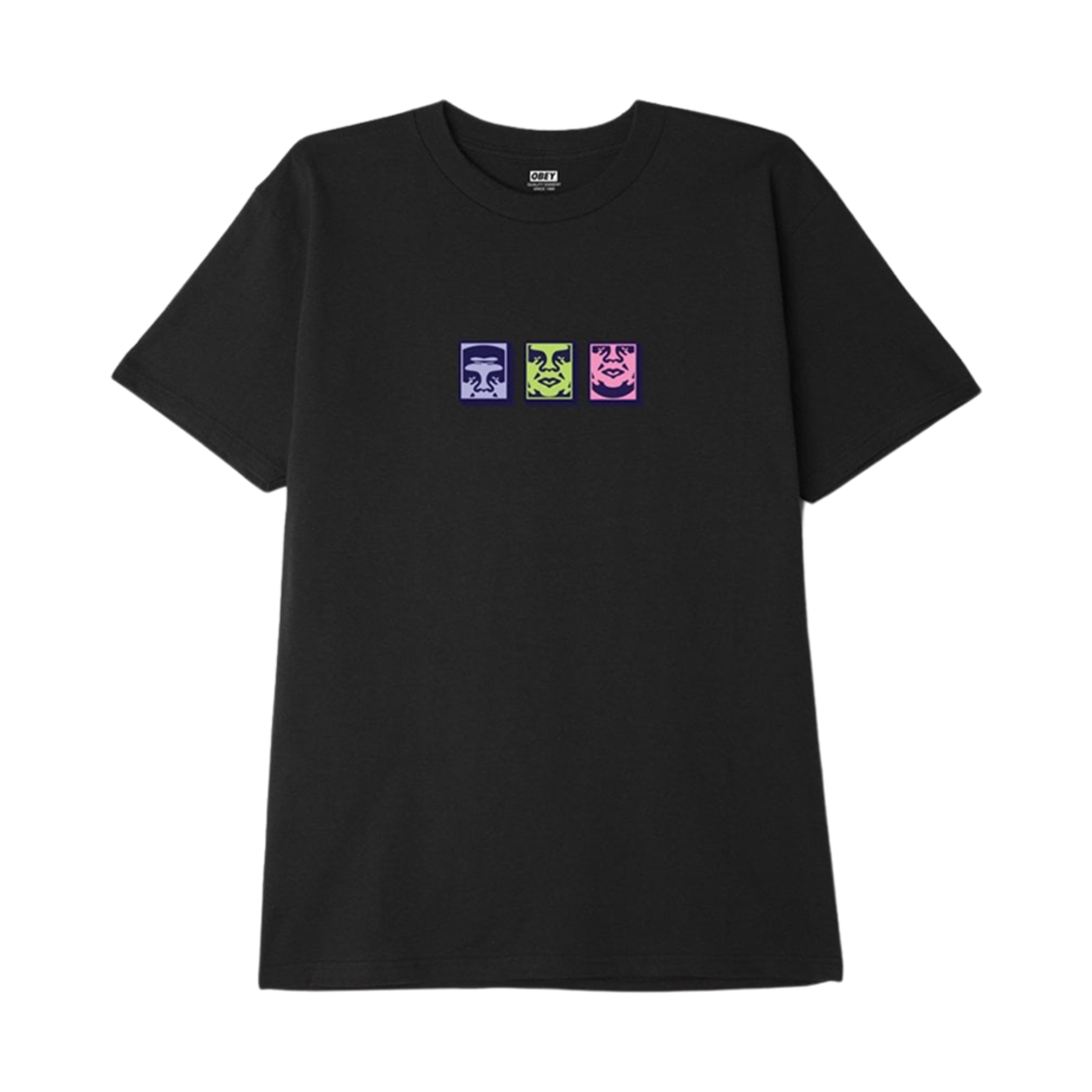 165262949 Obey Pop Icon T-Shirt Black