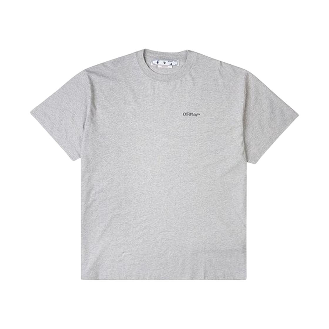 오프화이트 점보 애로우 오버사이즈 숏슬리브 티셔츠 멜란지 그레이 블랙(Off-White Jumbo Arrow Oversized S/S T-Shirt Melange Grey Black) - 2