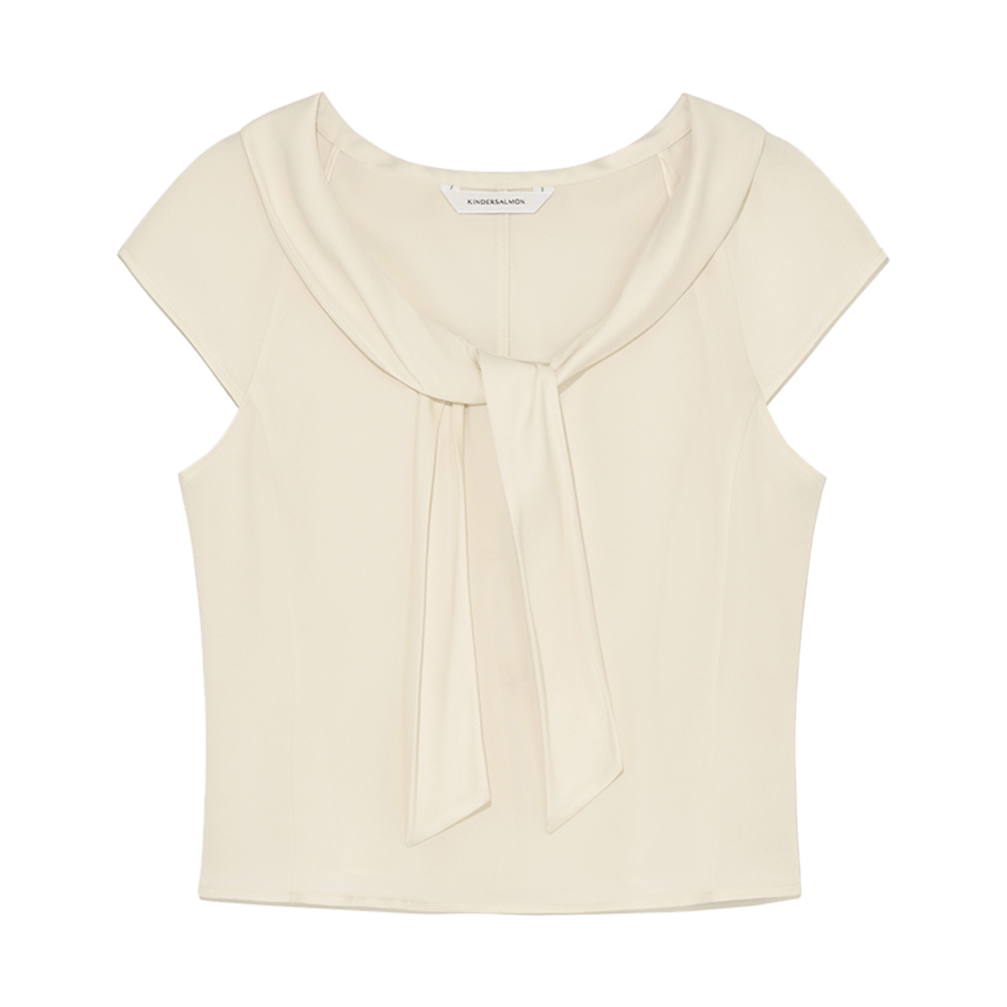 Valois Bowtie Top Cream Valois Bowtie Top Cream