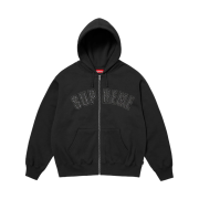 Supreme x B.B. Simon Zip Up Hooded Sweatshirt Black - 25SS