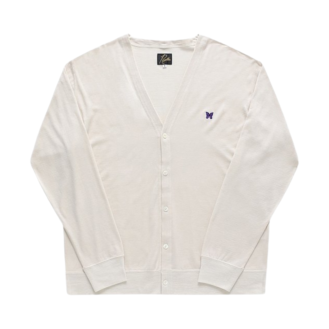 니들스 브이넥 울 가디건 아이보리(Needles V-Neck Wool Cardigan Ivory)