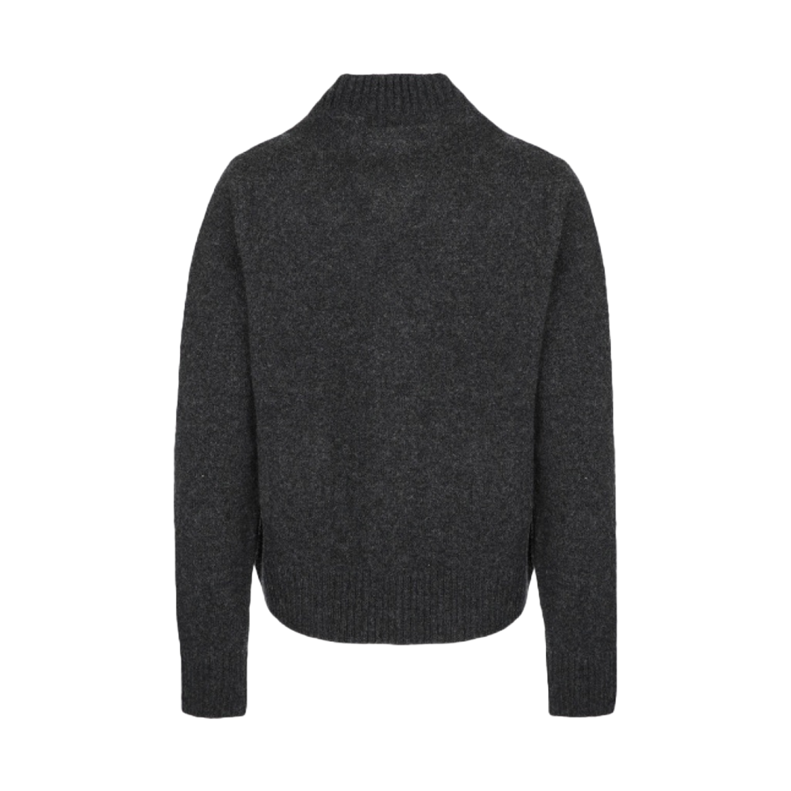 (W) 메종 키츠네 베이비 폭스 패치 박시 가디건 다크 그레이 멜란지((W) Maison Kitsune Baby Fox Patch Boxy Cardigan Dark Grey Melange) - 2
