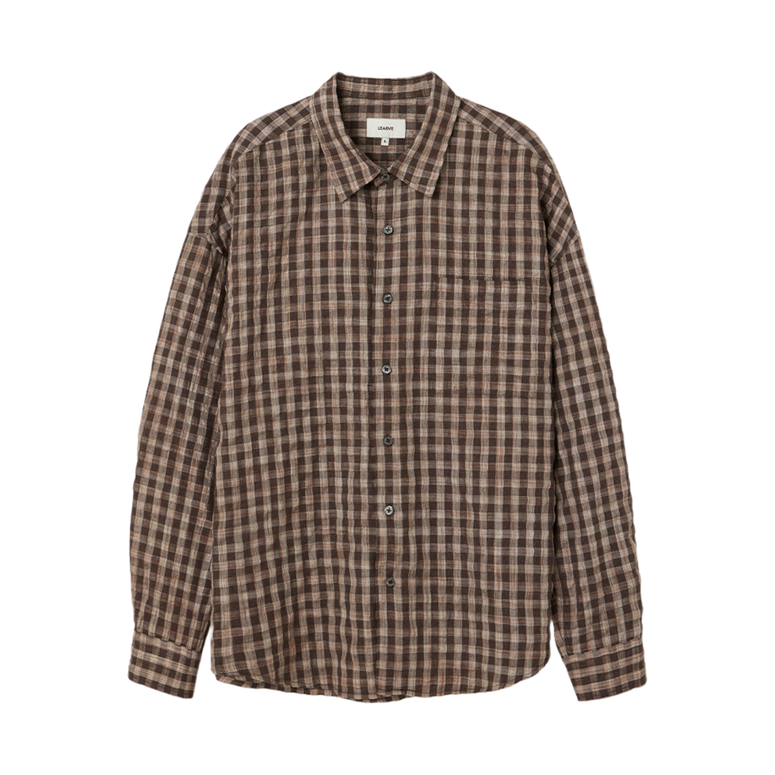 르아브 알파치노 오버사이즈 서커 체크 셔츠(LEARVE AlPacino Oversized Circus Check Shirt)