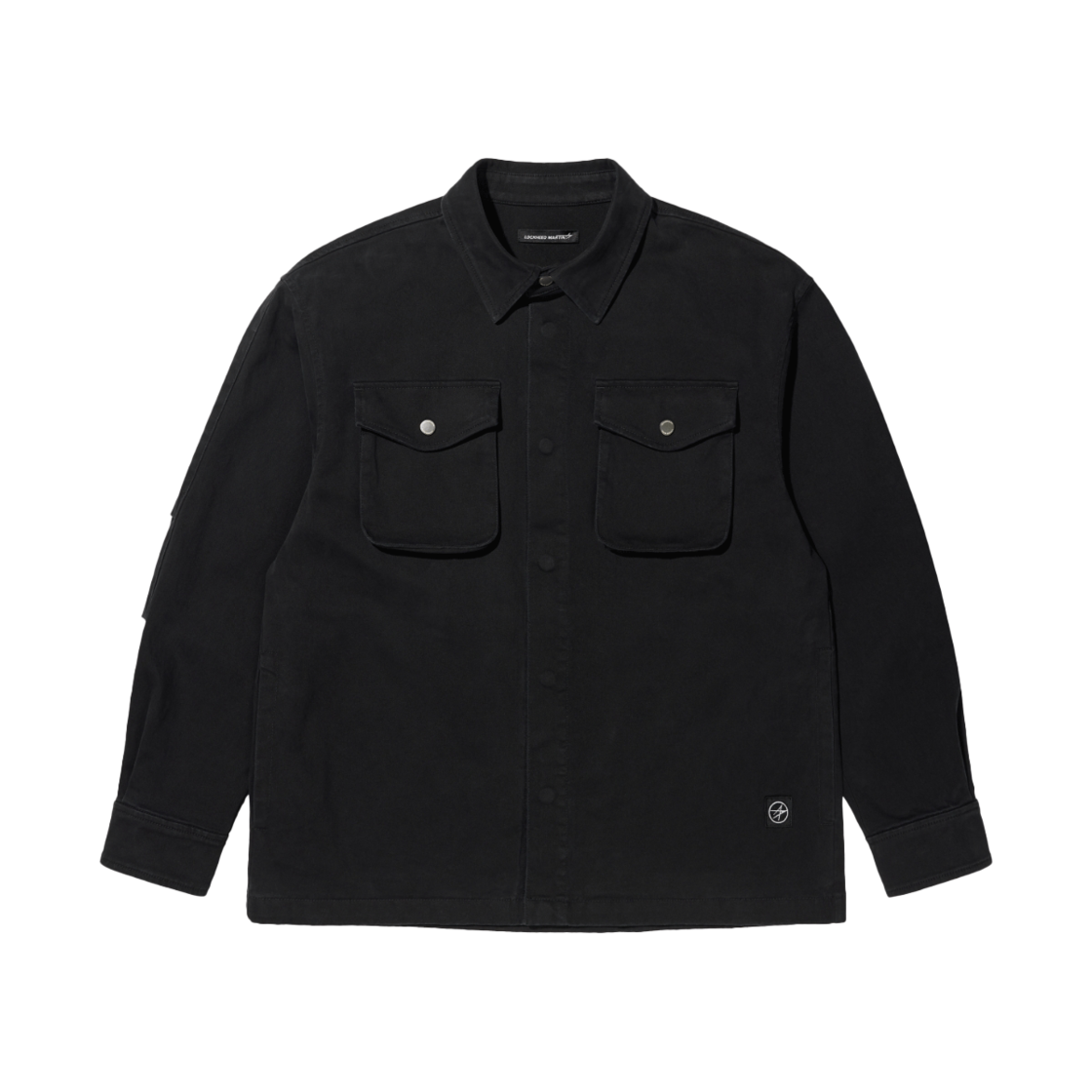 록히드마틴 LM 코튼 워싱 셔츠 자켓 블랙