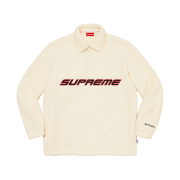 Supreme Polartec L/S Polo Natural - 22FW