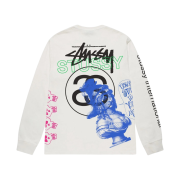 Stussy Test Strike Pigment Dyed LS T-Shirt Natural