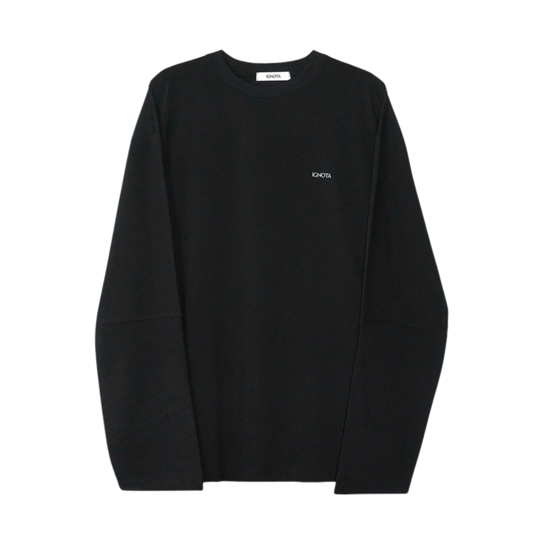 이그노타 코어:6 타입.3 콜럼 롱 슬리브 티셔츠 블랙(Ignota Core:6 Type.3 Column Long Sleeve T-Shirt Black) - 1