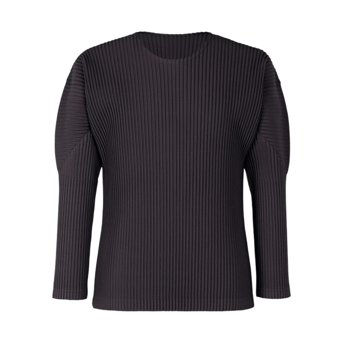 옴므 플리세 이세이 미야케 MC 제뉴어리 롱슬리브 티셔츠 다크니스 브라운(Homme Plisse Issey Miyake MC January Long Sleeve T-shirt Darkness Brown)