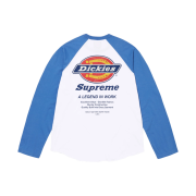Supreme x Dickies Raglan L/S Top White - 24FW