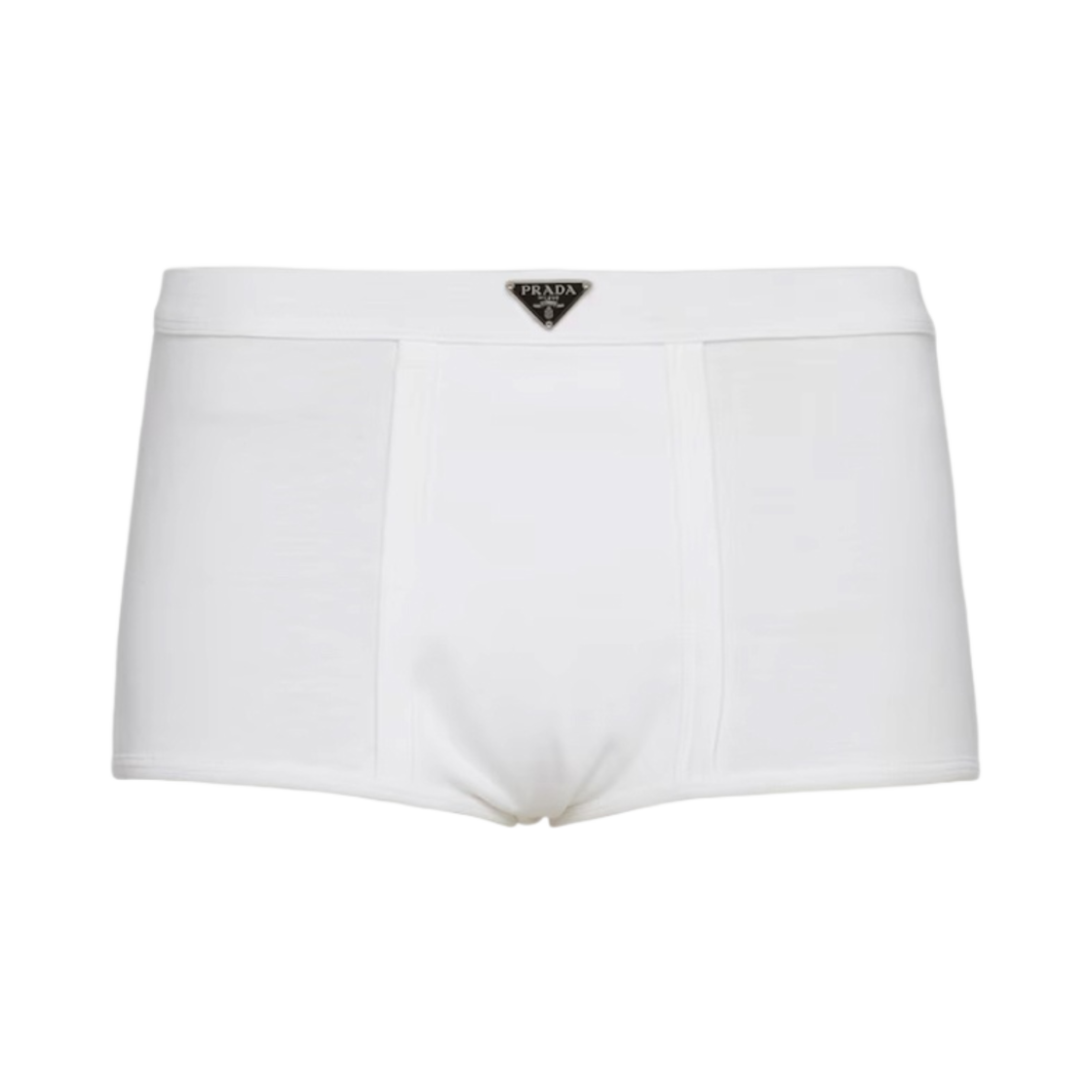 (W) 프라다 저지 쇼츠 화이트((W) Prada Jersey Shorts White) - 1