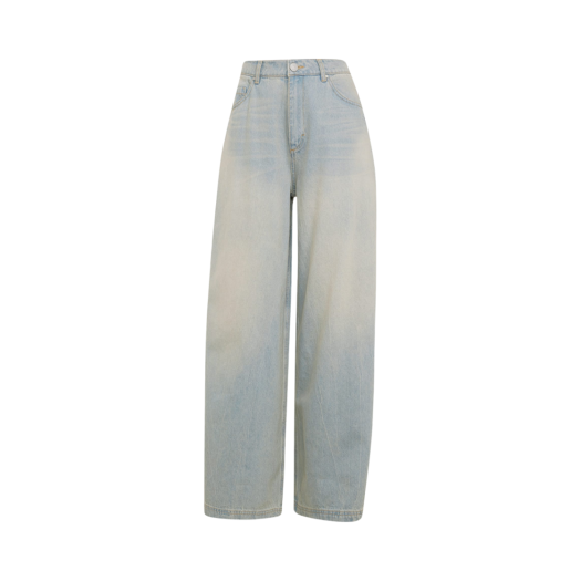 ADIDAS】Premium Essential Denim Balloon Pants - Ivory