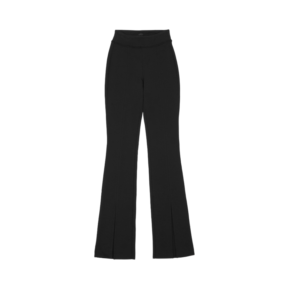 (W) 알로 요가 에어브러쉬 하이 웨스트 플러터 레깅스 블랙((W) Alo Yoga Airbrush High Waist Flutter Leggings Black)