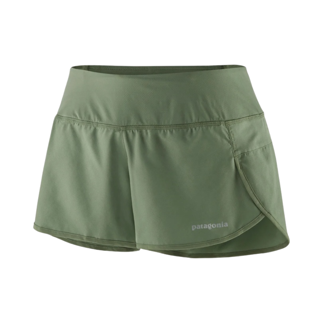 (W) 파타고니아 스트라이더 러닝 쇼츠 3 1/2 인티 세지 그린((W) Patagonia Strider Running Shorts 3 1/2 Inch Sedge Green) - 1