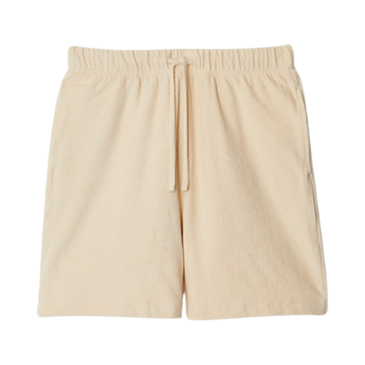 Burberry Cotton Towelling Shorts Calico