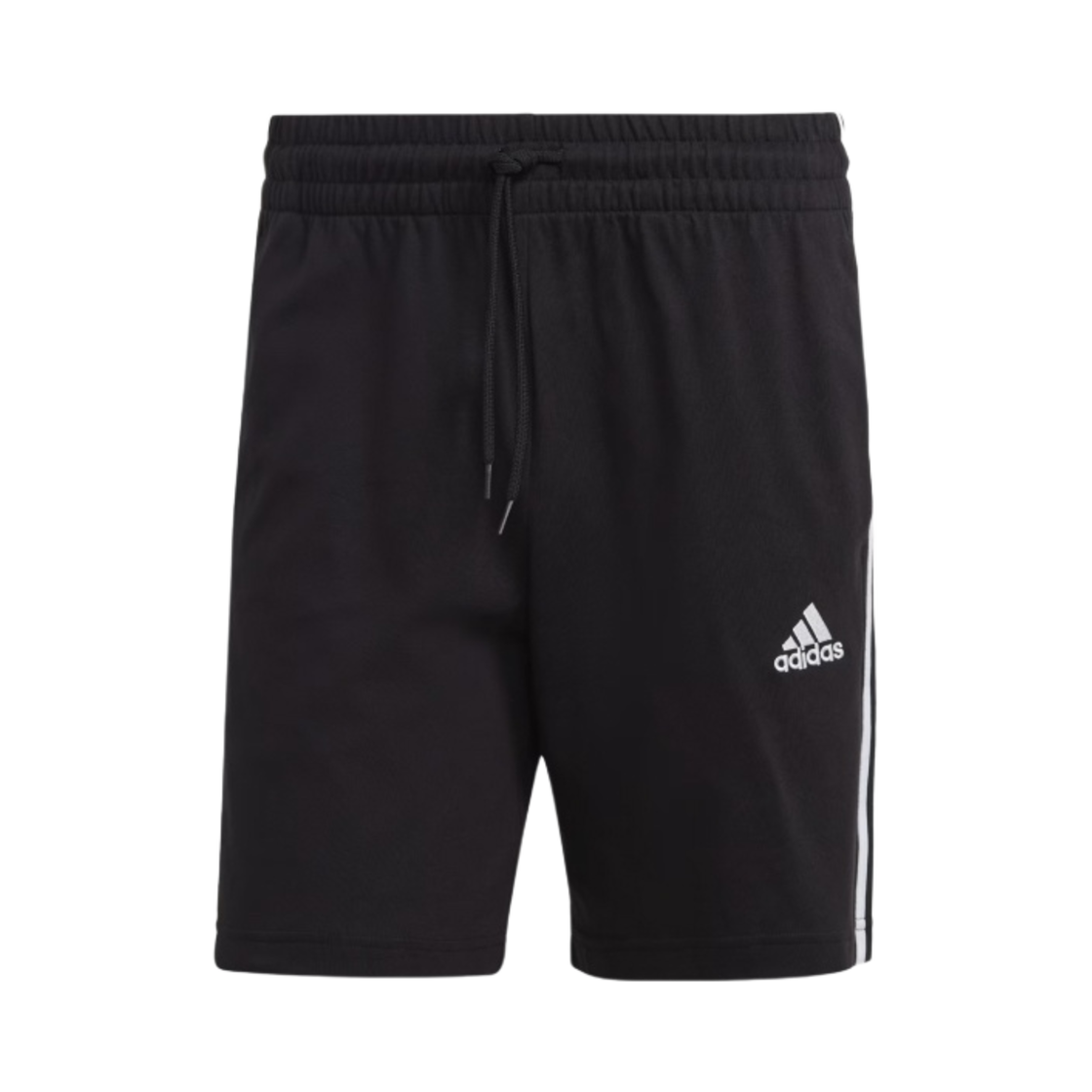 아디다스 에센셜 삼선 쇼츠 블랙 - KR 사이즈