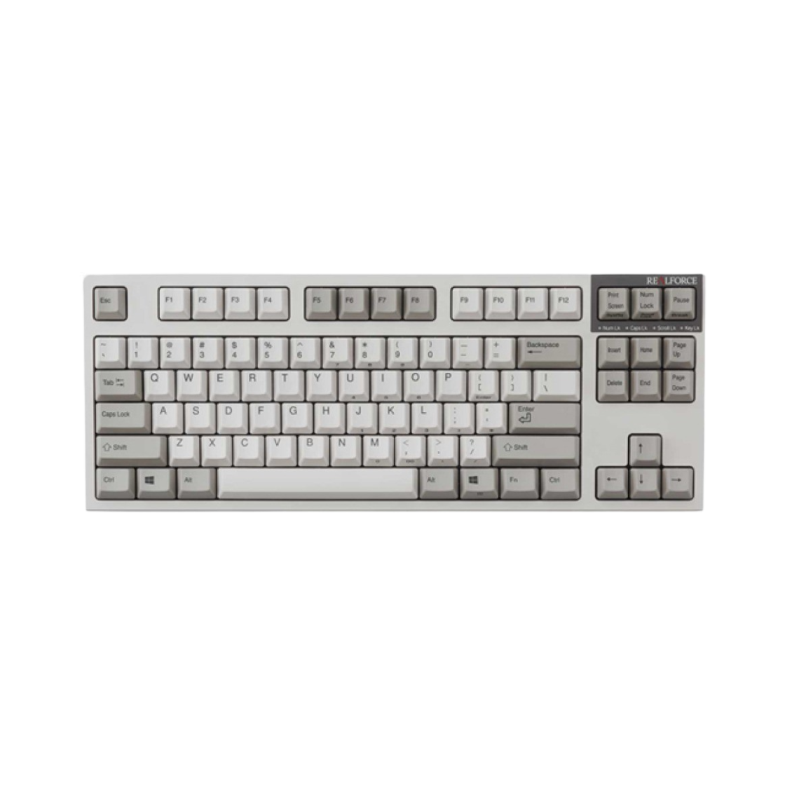 리얼 포스 R2TL 영문 30g 키보드 화이트 (국내 정식 발매 제품)(Real Force R2TL English 30g Keyboard White (Korean Ver.))