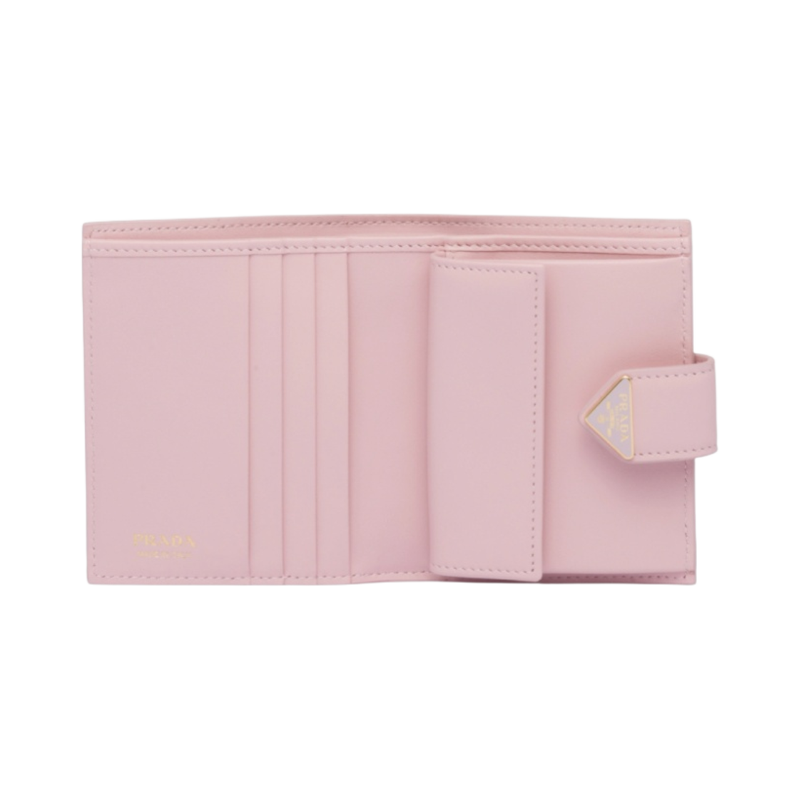 프라다 스몰 사피아노 레더 월렛 알라바스터 핑크(Prada Small Saffiano Leather Wallet Alabaster Pink) - 2