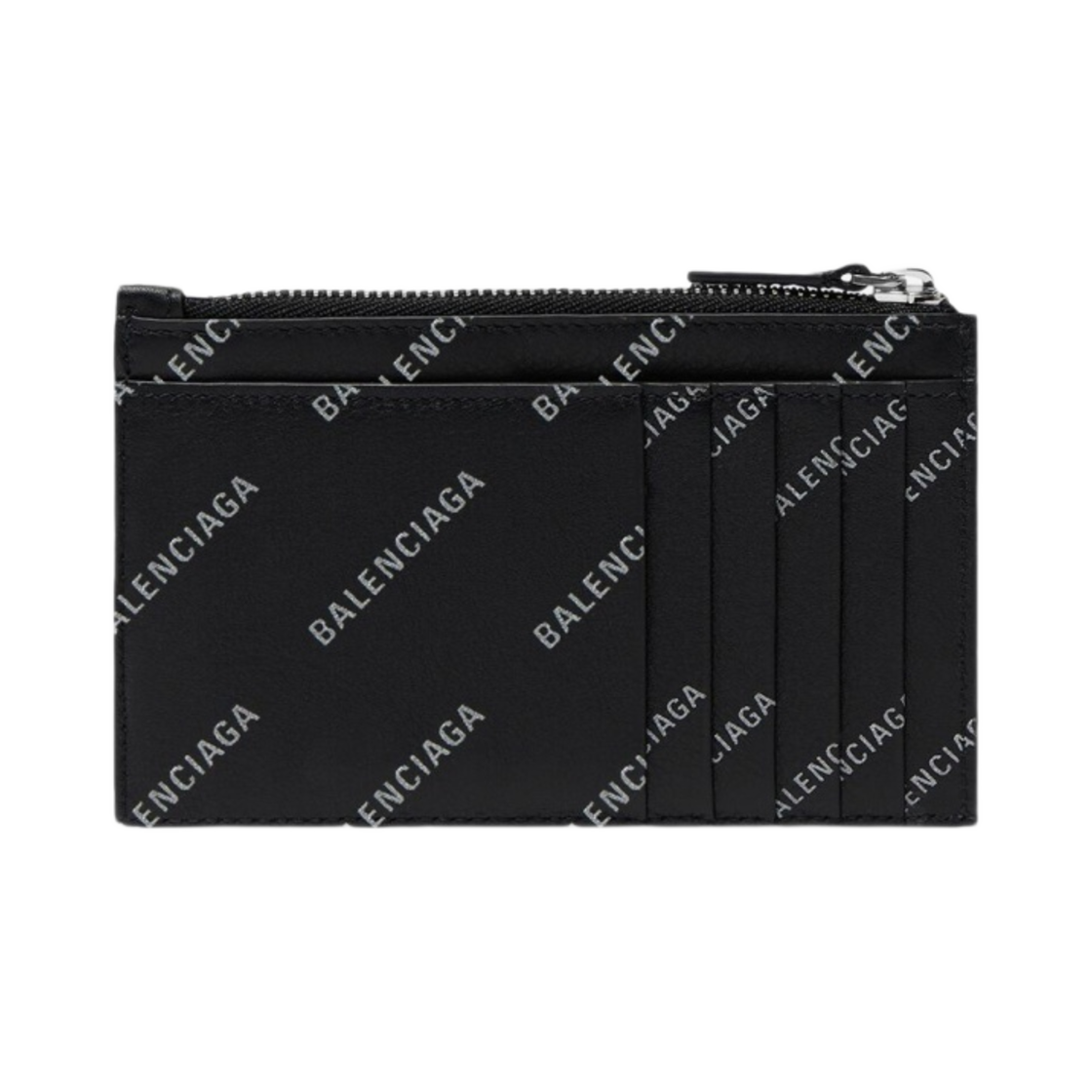 발렌시아가 캐쉬 라지 롱 코인 앤 카드 홀더 Bal 파리 올오버 블랙 | Balenciaga | KREAM