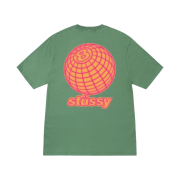 Stussy 8 Ball Grid T-Shirt Green