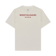 Wooyoungmi Cotton Back Logo T-Shirt Ivory - 23SS