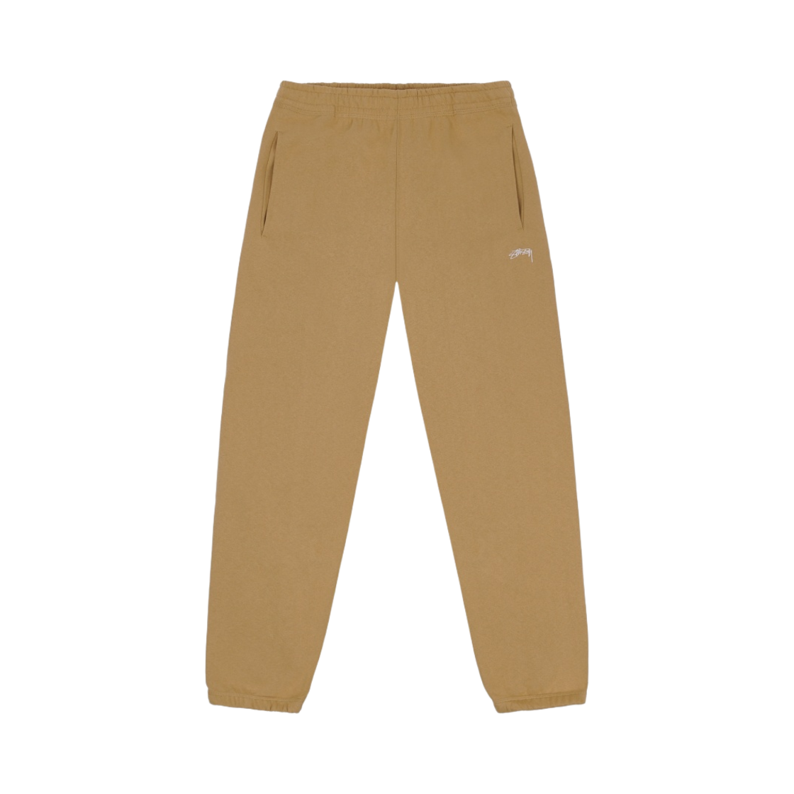 스투시 오버다이드 스무스 스탁 로고 팬츠 탄(Stussy Overdyed Smooth Stock Logo Pants Tan) - 1