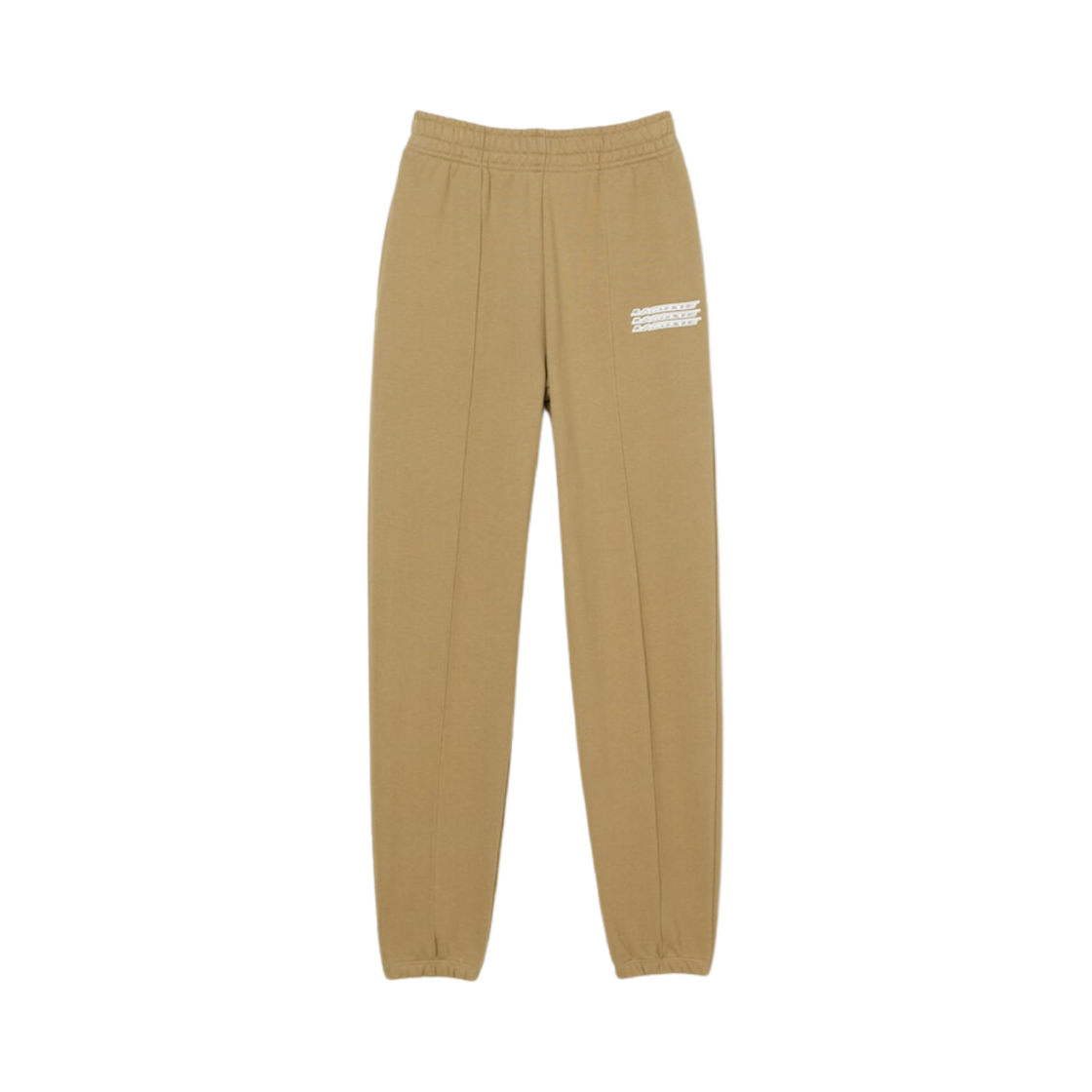 (W) 라코스테 스티치 포인트 조거 팬츠 베이지((W) Lacoste Stitch Point Jogger Pants Beige) - 1