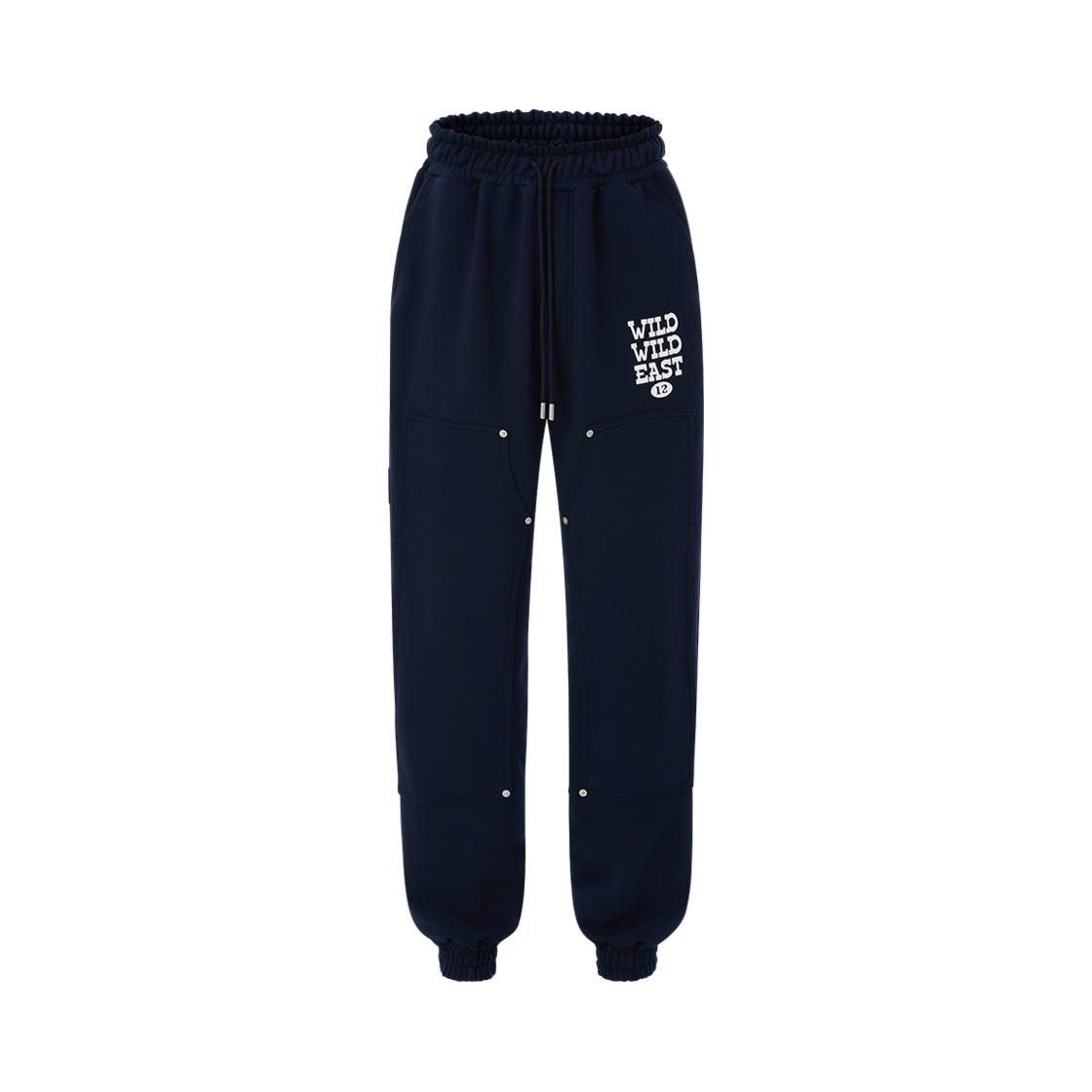 이프엘스 WWE 더블니 카펜터 스웨트팬츠 네이비(If Else Wwe Double Knee Sweatpants Navy)