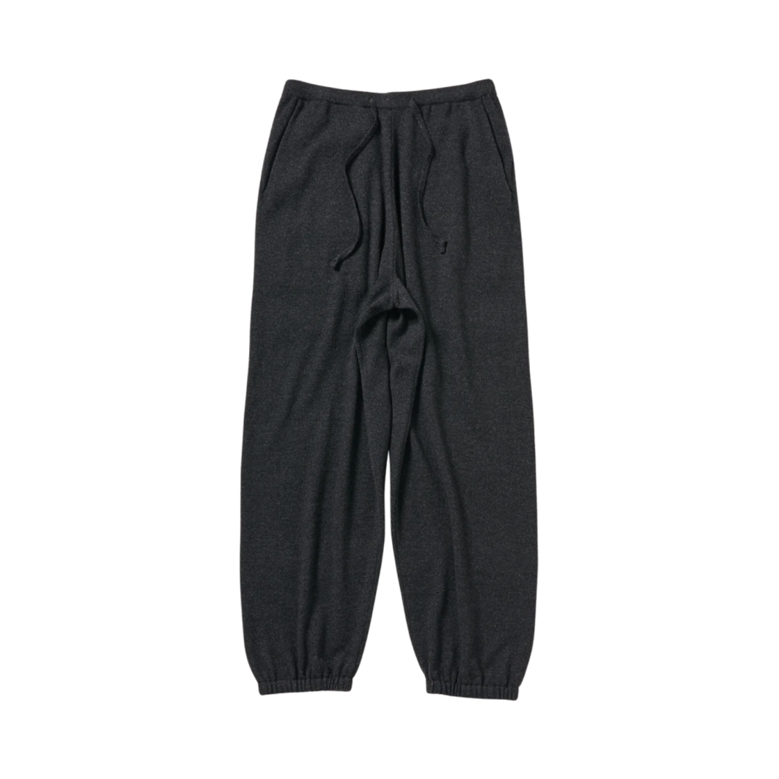 코모리 캐시미어 니트 팬츠 차콜 - 24AW(Comoli Cashmere Knit Pants Charcoal - 24AW)