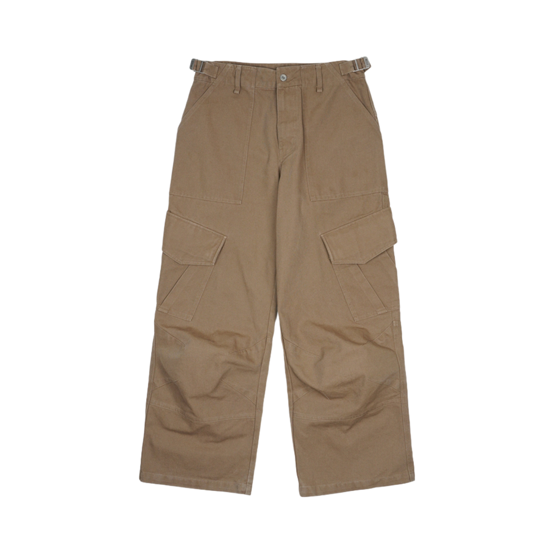 이예 옥스포드 패널 카고 팬츠 빈티지 베이지