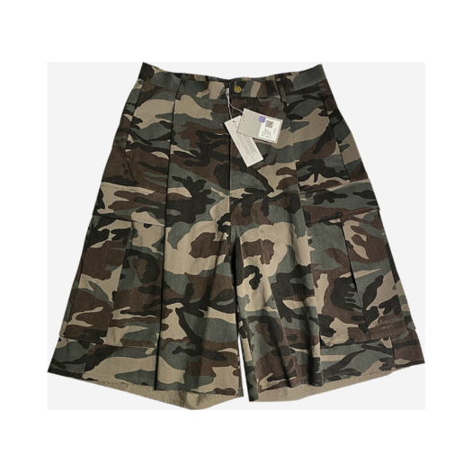 UMCM44CK Undermycar Mu.44 Anti Fxxking Logo Play Big Cargo Camo Shorts Camo Khaki