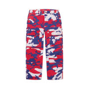 Supreme Double Knee Denim Utility Pants Red Camo - 22SS