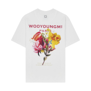 (W) Wooyoungmi Color Flower T-Shirt White - 22SS