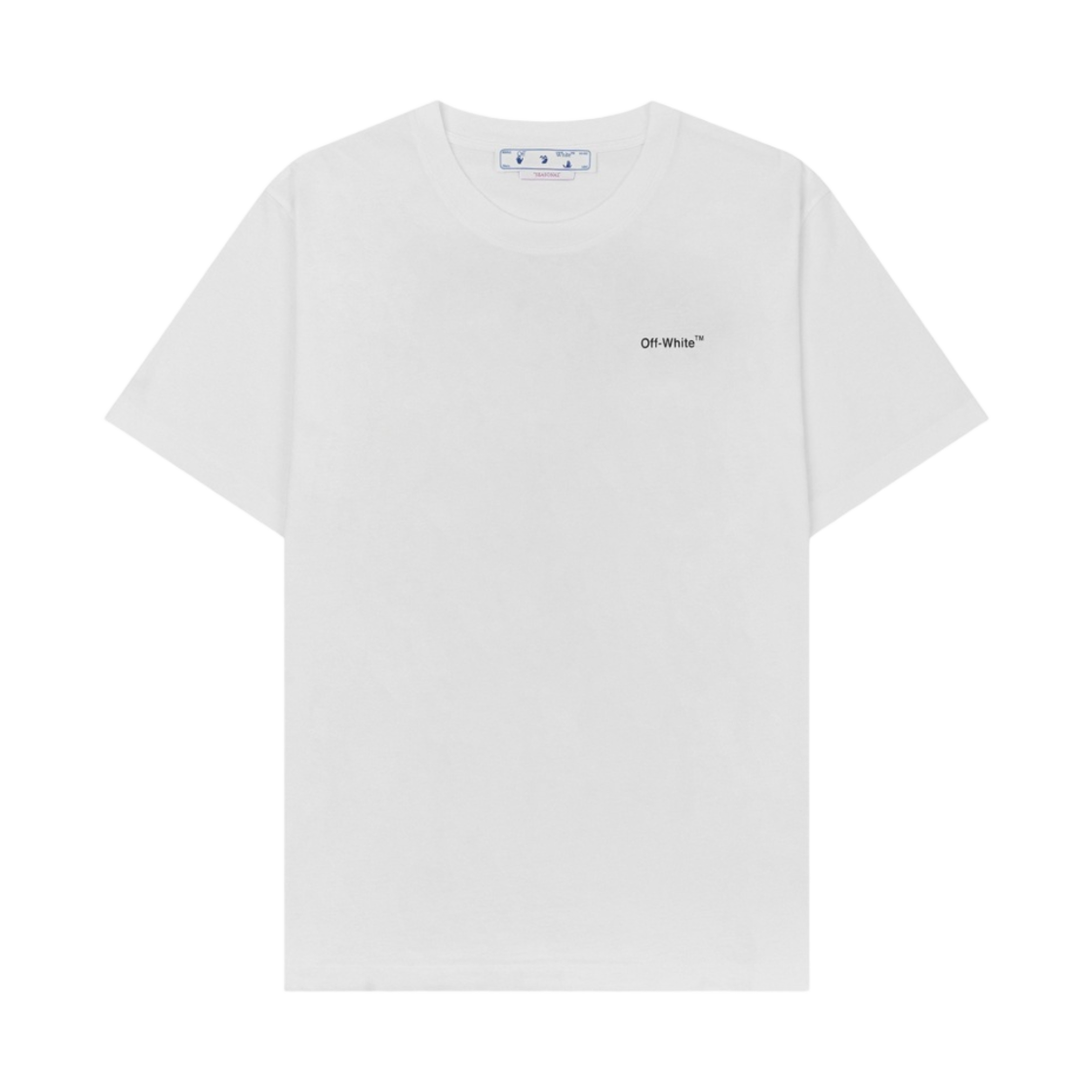 오프화이트 웨이브 다이애그 슬림 숏슬리브 티셔츠 화이트(Off-White Wave Diag Slim S/S T-Shirt White) - 2