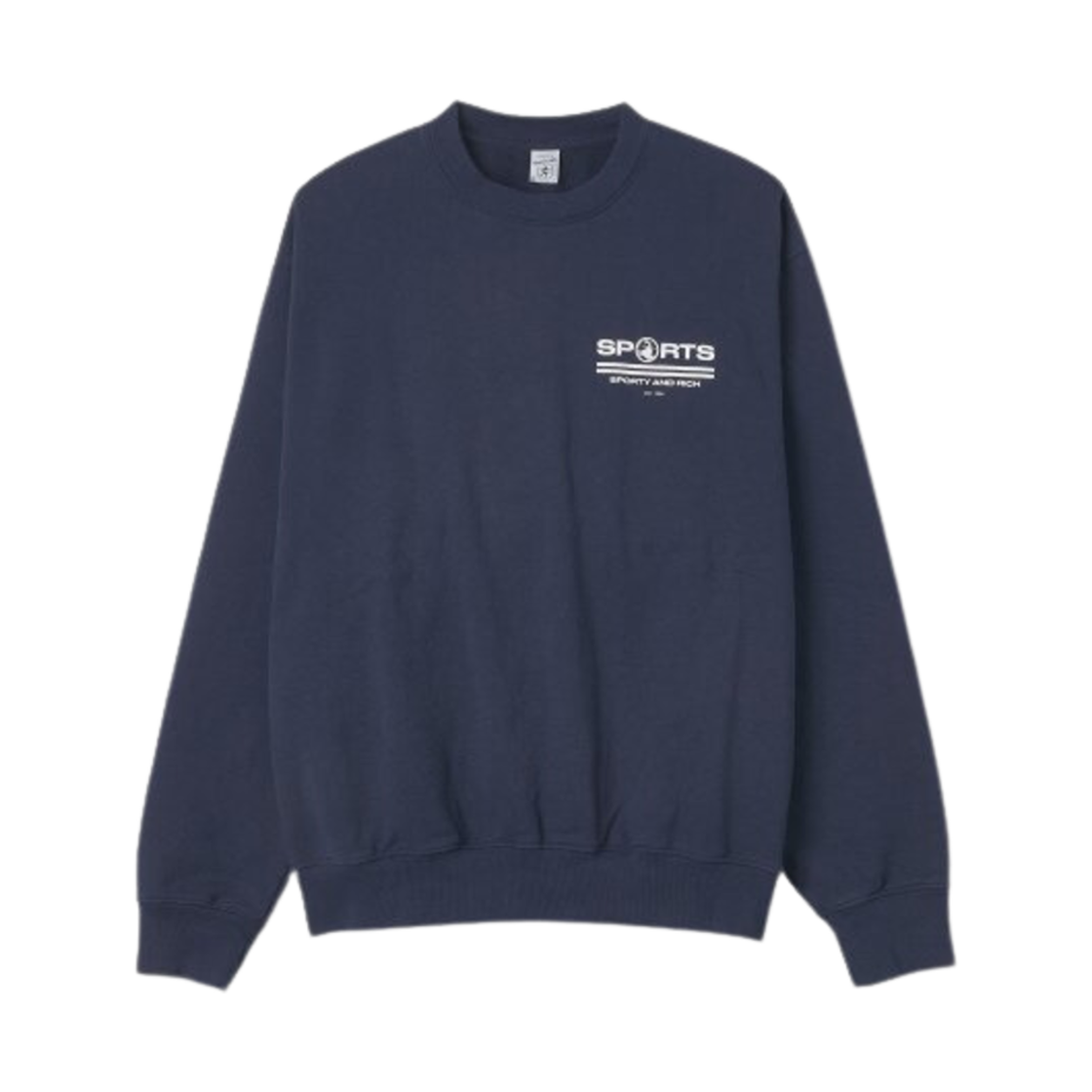 스포티 앤 리치 스포츠 크루넥 네이비 화이트(Sporty & Rich Sports Crewneck Navy White) - 2